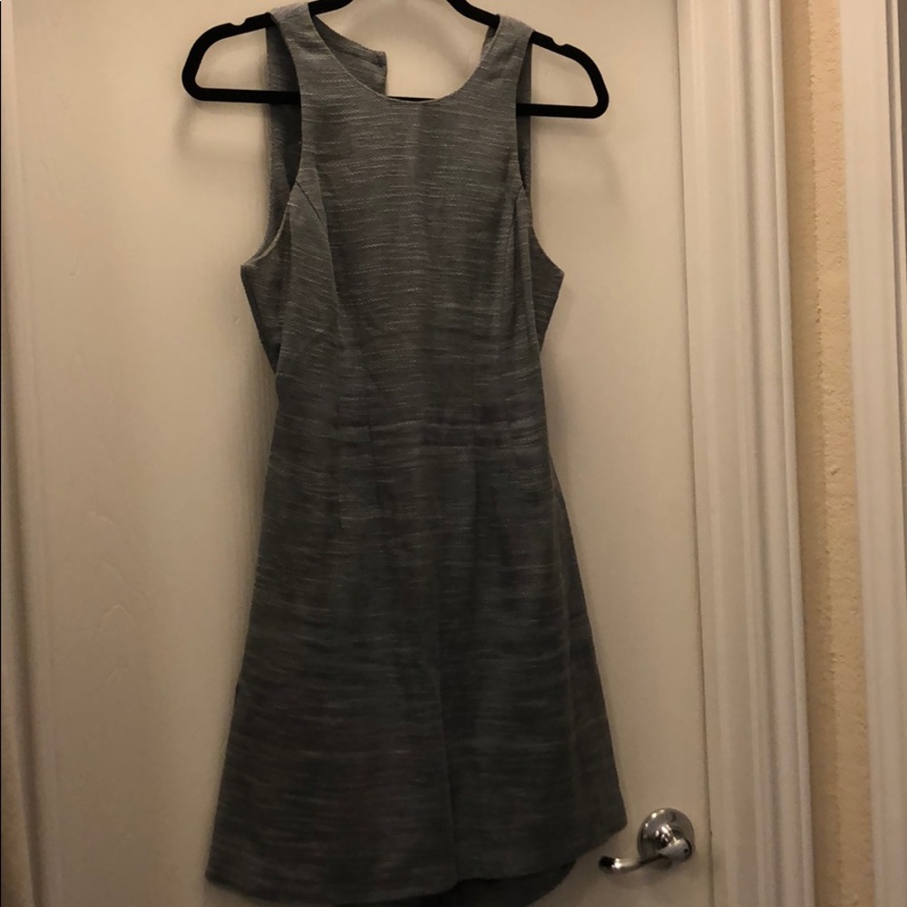 Gray/Blue Skater Dress
